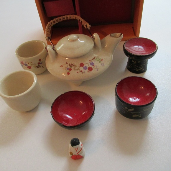 Vintage Japanese mini Tea set - Picture 7 of 8